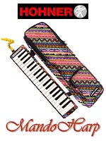 MandoHarp - Hohner Melodica - 944512 Airboard 37 Alto + Soprano