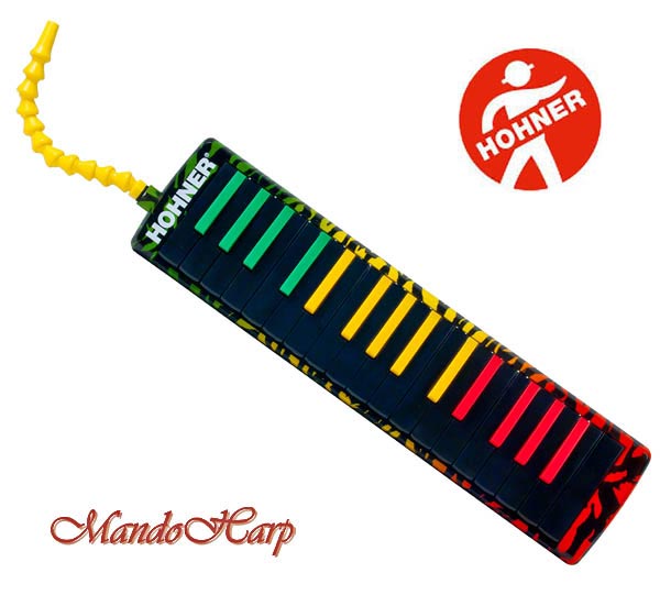 MandoHarp - Hohner Melodica - 944013 Airboard Rasta 32 Alto