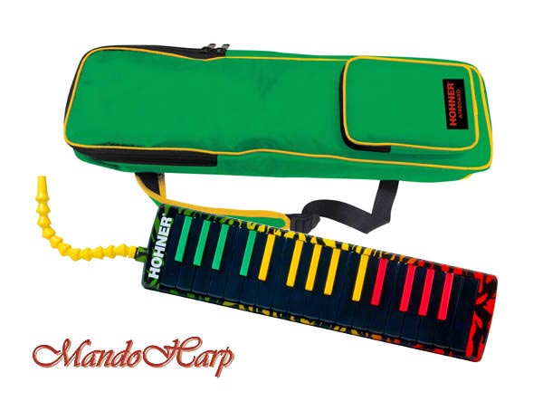 MandoHarp - Hohner Melodica - 944013 Airboard Rasta 32 Alto