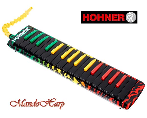 MandoHarp - Hohner Melodica - 944013 Airboard Rasta 32 Alto