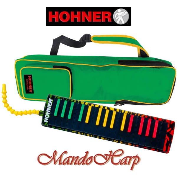 MandoHarp - Hohner Melodica - 944013 Airboard Rasta 32 Alto