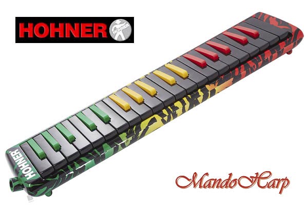 MandoHarp - Hohner Melodica - 944513 Airboard Rasta 37 Alto + Soprano