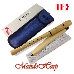MandoHarp - Moeck Flauto 1 Soprano Recorders
