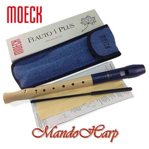 MandoHarp - Moeck Flauto 1+ Soprano Recorders