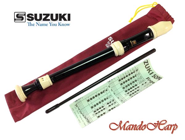 MandoHarp - Suzuki Recorder - SRE-520 Soprano Deluxe