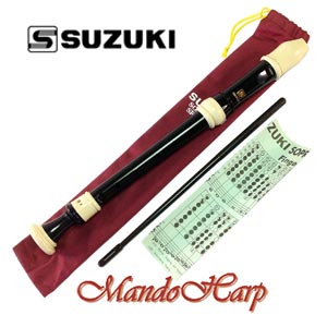 MandoHarp - Suzuki SRE-520 Soprano Recorder
