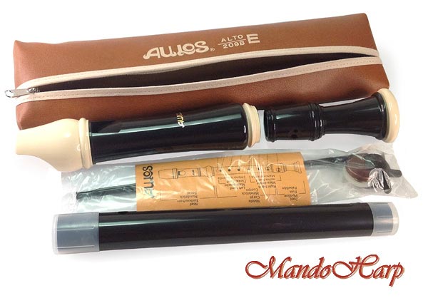 MandoHarp - Aulos Recorder 209B-E Robin Series Alto/Treble