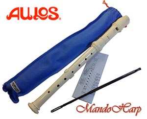 MandoHarp - Aulos 203A-E Soprano Recorder