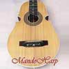 MandoHarp - 'Butterfly Vines' Inlaid O-Hole Cuatro