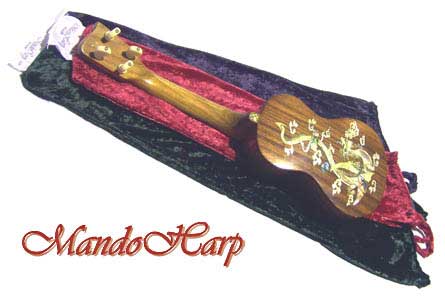 MandoHarp - Velvet Instrument Bags for Ukuleles