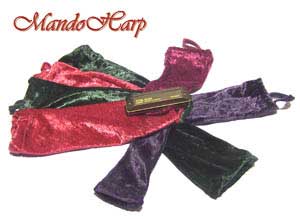 MandoHarp - Velvet Instrument Bags for Chromatic Harmonicas