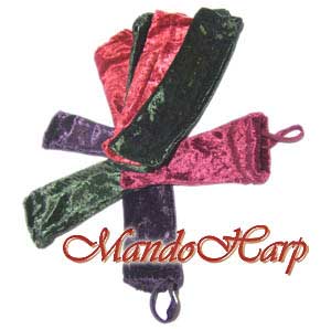 MandoHarp - Velvet Instrument Bags for Chromatic Harmonicas
