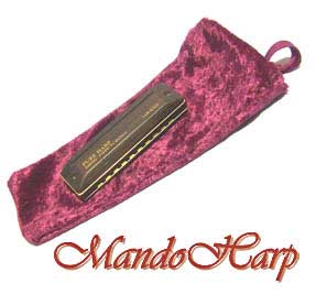 MandoHarp - Velvet Instrument Bags for Diatonic Harmonicas