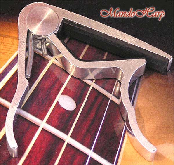 MandoHarp - Heavy Duty, Spring-Loaded, Lever-Action Capo