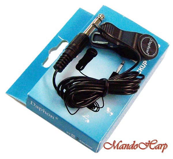 MandoHarp - Clip-On Headstock/Bridge Pickup for Mandolin/Violin/Banjo/Guitar/Ukulele