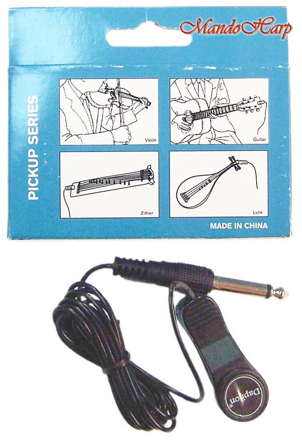 MandoHarp - Clip-On Headstock/Bridge Pickup for Mandolin/Violin/Banjo/Guitar/Ukulele