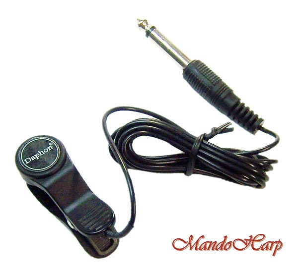 MandoHarp - Clip-On Headstock/Bridge Pickup for Mandolin/Violin/Banjo/Guitar/Ukulele