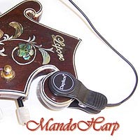 MandoHarp - Clip-On Headstock/Bridge Pickup for Mandolin/Violin/Banjo/Guitar/Ukulele
