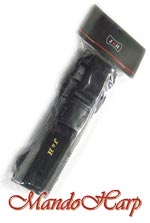 MandoHarp - J & H Instrument Strap - Black/Grey Design