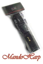 MandoHarp - J & H Instrument Strap - Black/Grey Design