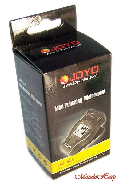 MandoHarp - Joyo JM-62 Clip-On Pulsating Digital LCD Metronome