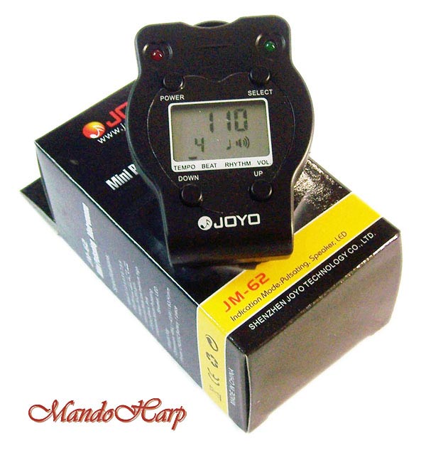 MandoHarp - Joyo JM-62 Clip-On Pulsating Digital LCD Metronome