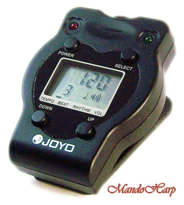 MandoHarp - Joyo JM-62 Clip-On Pulsating Digital LCD Metronome