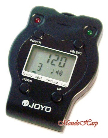 MandoHarp - Joyo JM-62 Clip-On Pulsating Digital LCD Metronome