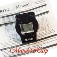 MandoHarp - Joyo JM-62 Clip-On Pulsating Digital LCD Metronome