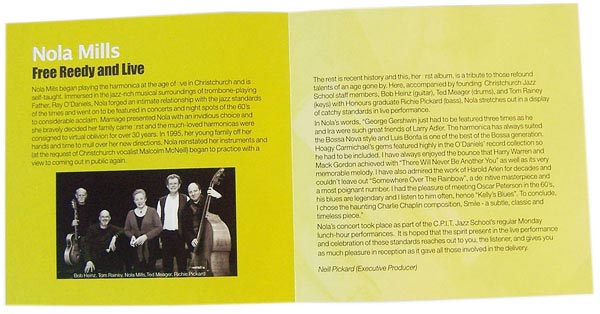 MandoHarp - CD - Nola Mills - Free Reedy and Live