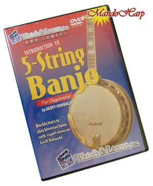 Watch & Learn Introduction to 5-String Banjo DVD