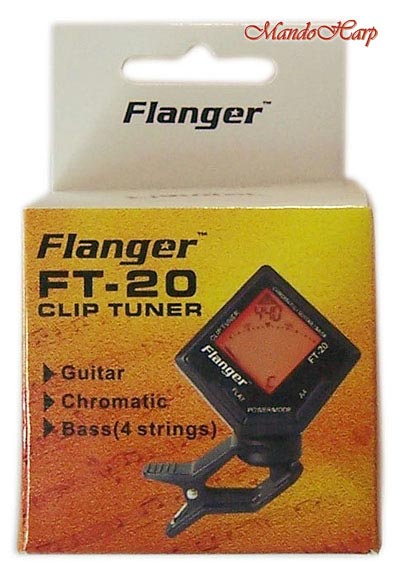 MandoHarp - Flanger FT-20 Universal Clip-On Chromatic/Guitar/Bass Tuner