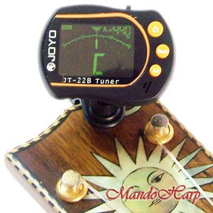 MandoHarp - Joyo JT-22B Clip-On Backlit LCD Chromatic/Guitar/Bass/Violin/Ukulele Tuner