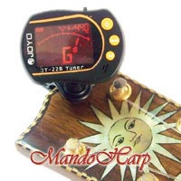 MandoHarp - Joyo JT-22B Clip-On Backlit LCD Chromatic/Guitar/Bass/Violin/Ukulele Tuner