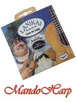 MandoHarp - Ukulele Strings - Lanikai Soprano - White Nylgut - by Aquila