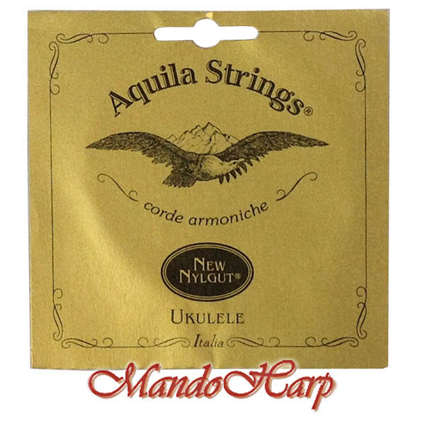 MandoHarp - Ukulele Strings - Aquila 4U Soprano, Regular High G, All Nylgut�