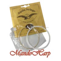 MandoHarp - Ukulele Strings - Aquila 8U Concert, Wound Low G, 3 x Nylgut �