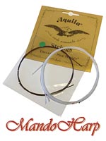 MandoHarp - Ukulele Strings - Aquila 13U Tenor, Regular High G, Wound C, 3 x Nylgut ®