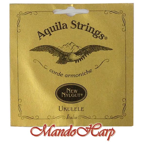 MandoHarp - Ukulele Strings - Aquila 17U Tenor, 6-String, gCcEAa, Red Series� A, Nylgut �