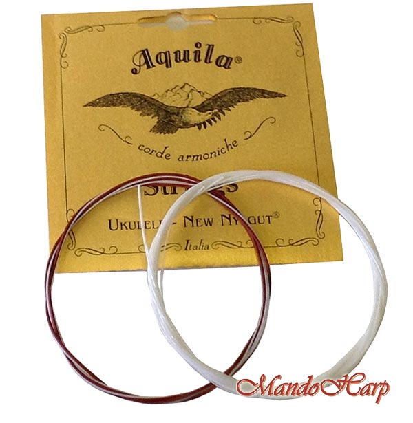 MandoHarp - Ukulele Strings - Aquila 17U Tenor, 6-String, gCcEAa, Red Series� A, Nylgut �