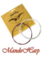 MandoHarp - Ukulele Strings - Aquila 17U Tenor, 6-String, gCcEAa, Red Series� A, Nylgut �