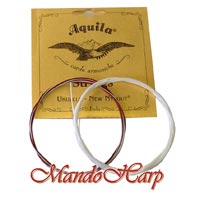 MandoHarp - Ukulele Strings - Aquila 17U Tenor, 6-String, gCcEAa, Red Series� A, Nylgut �