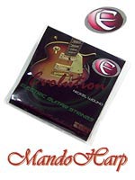 MandoHarp - Evolution Electric Guitar Strings. Nickel Wound. Regular Light. 0.010