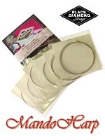 MandoHarp - Black Diamond N477M Electric Guitar strings. Nickel Round Wound. Medium - 0.011