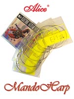 MandoHarp - Alice A506 Electric Guitar strings. Nickel Alloy Wound. Light - 0.010