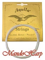 MandoHarp - 5-String Banjo Strings - Aquila 5B Classic Banjo, DBGDG, Medium, All Nylgut�