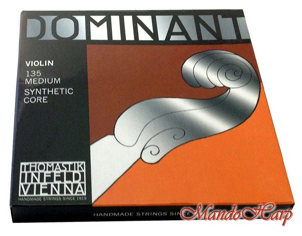 MandoHarp - Violin Strings - Thomastik-Infeld 135 Dominant Medium Aluminium and Silver Wound