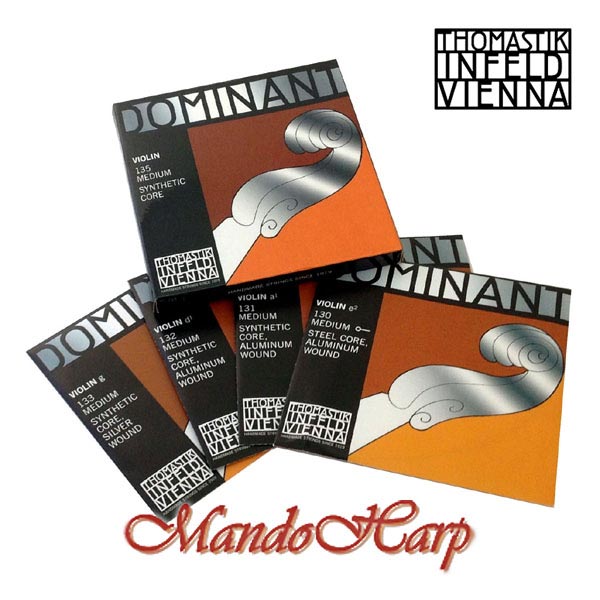 MandoHarp - Violin Strings - Thomastik-Infeld 135 Dominant Medium Aluminium and Silver Wound