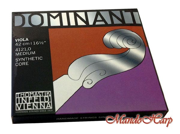 MandoHarp - Viola Strings - Thomastik-Infeld 4121,0 Dominant Medium Aluminium and Chrome Wound