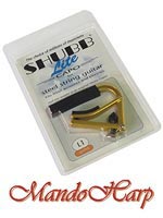 MandoHarp - Shubb Lite Capo - L1 for Steel String Guitar - Gold